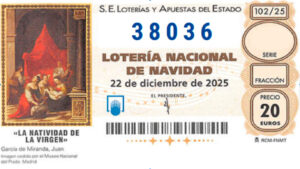 Décimo lotería de Navidad 2025